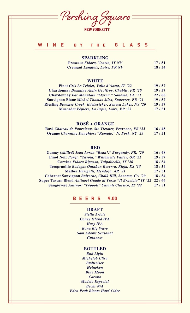 Pershing Square Menu - Image 5