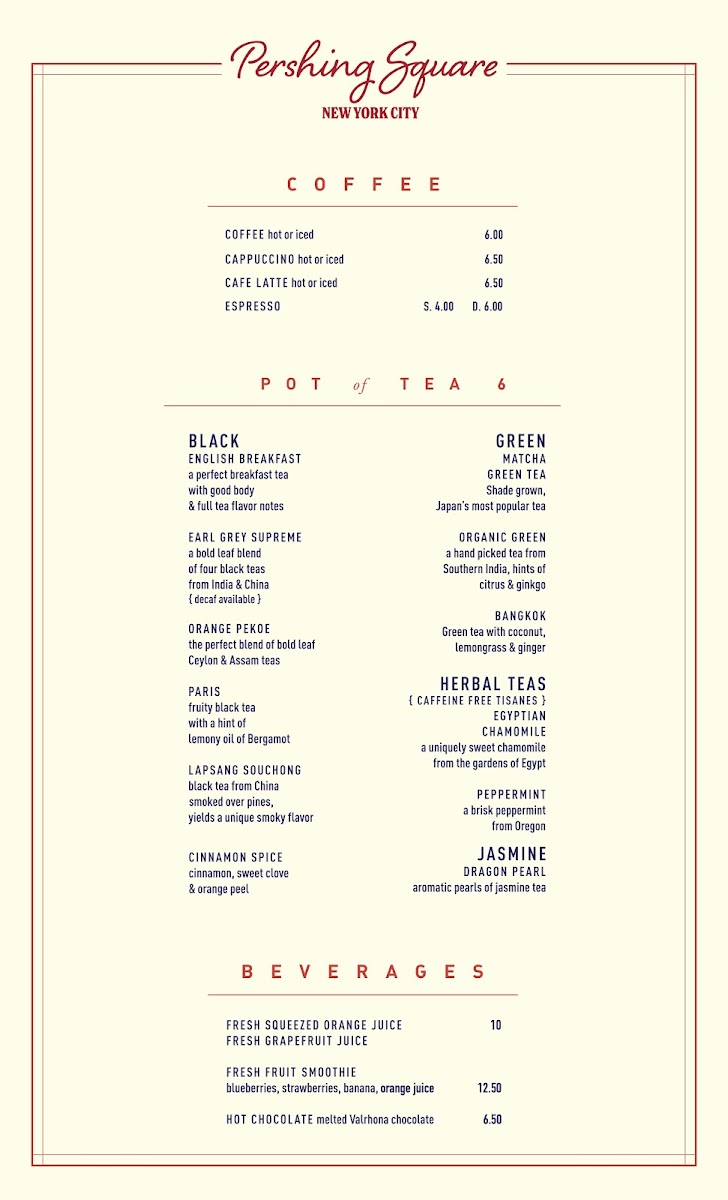 Pershing Square Menu - Image 6
